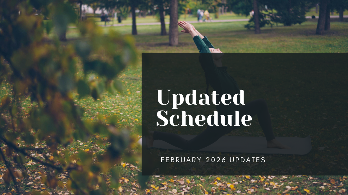 Updated Schedule