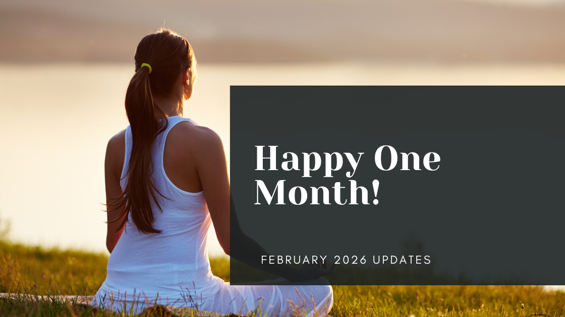 Happy One Month! 